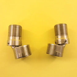 Эксцентрики шарнирные регулируемые 3/4-1/2 (50мм) 1пара, нерж.