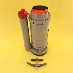 Сливная арматура для унитаза моноблок (выс.21см, отв.d-65мм) без кнопки