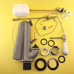 Ком-кт механизма смыва для навесных бачков (отв.бач.-42мм, труба-32мм)