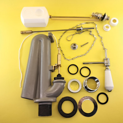 Ком-кт механизма смыва для навесных бачков (отв.бач.-42мм, труба-32мм)