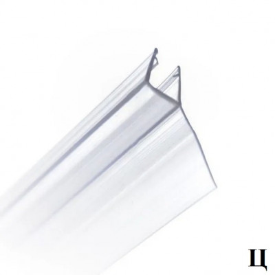 Уплотнитель Ц-обр. на стекло 8 мм