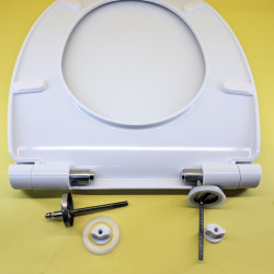 Сиденье универсальное Round, тонкое, микролифт.