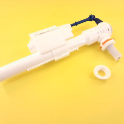 Заливной механихм, бок.подвод, 3/8, штуцер пластик.(-2)