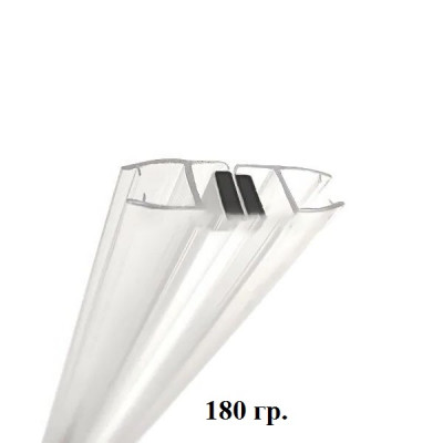 Магн. уплотнитель 10мм, 180гр. (прямое смыкание)