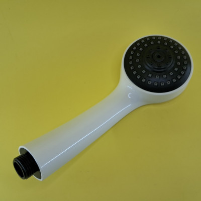 Лейка душевая 1-режимная, 80мм. White/