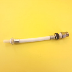 Трубка для бидетки с резьбой, дл.120 мм.