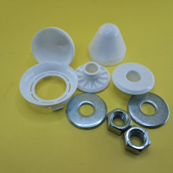 Прямое крепление подвесной чаши унитаза (с ограничителем)